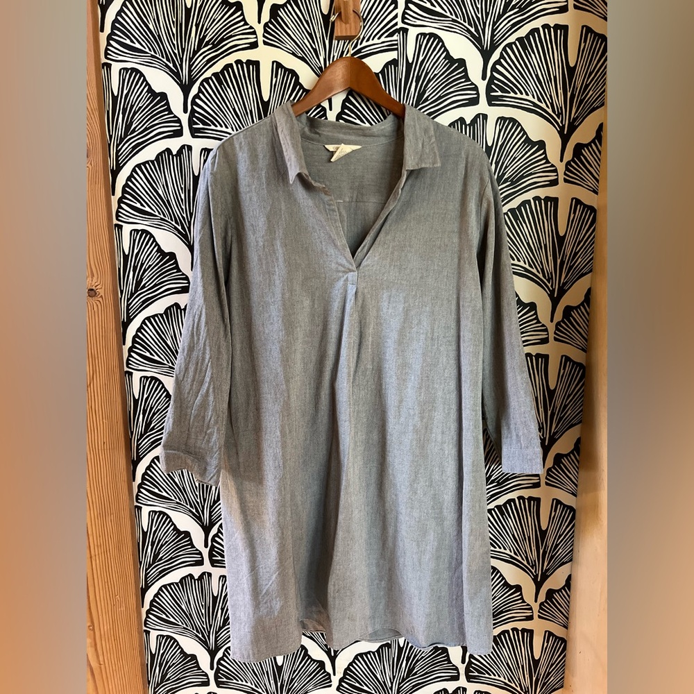 Coyuchi Organic Cotton Tunic in Gray